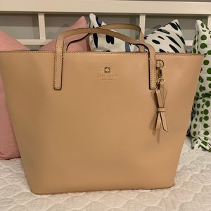 Authentic Kate Spade Tan Leather Shoulder Bag